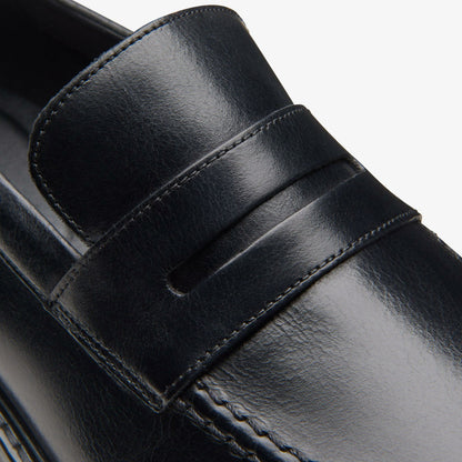 Clarks Trusted / Aldwin Step Loafer Black Leather