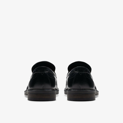 Clarks Trusted / Aldwin Step Loafer Black Leather