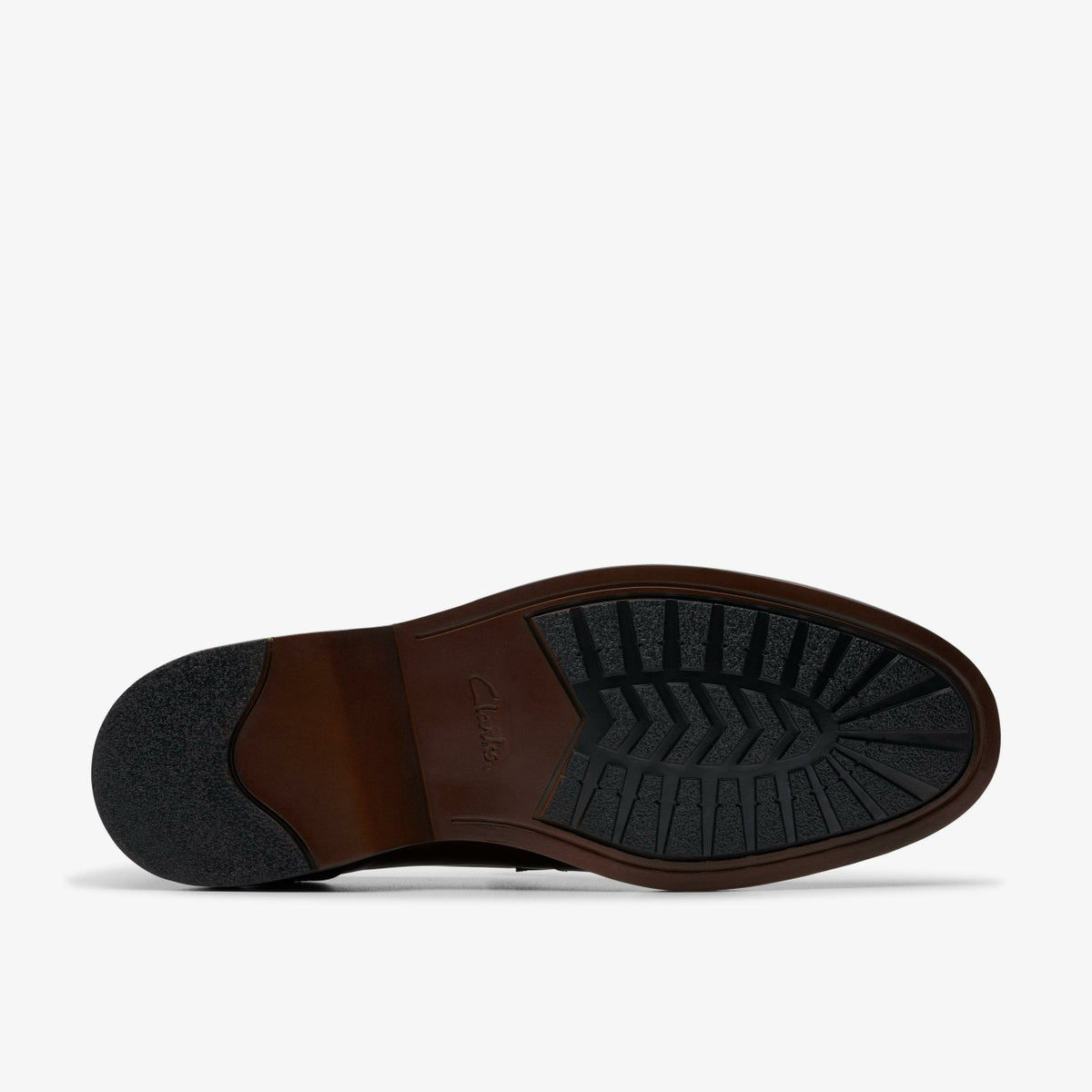 Clarks Top Pick / Aldwin Step Loafer Mid Tan Leather