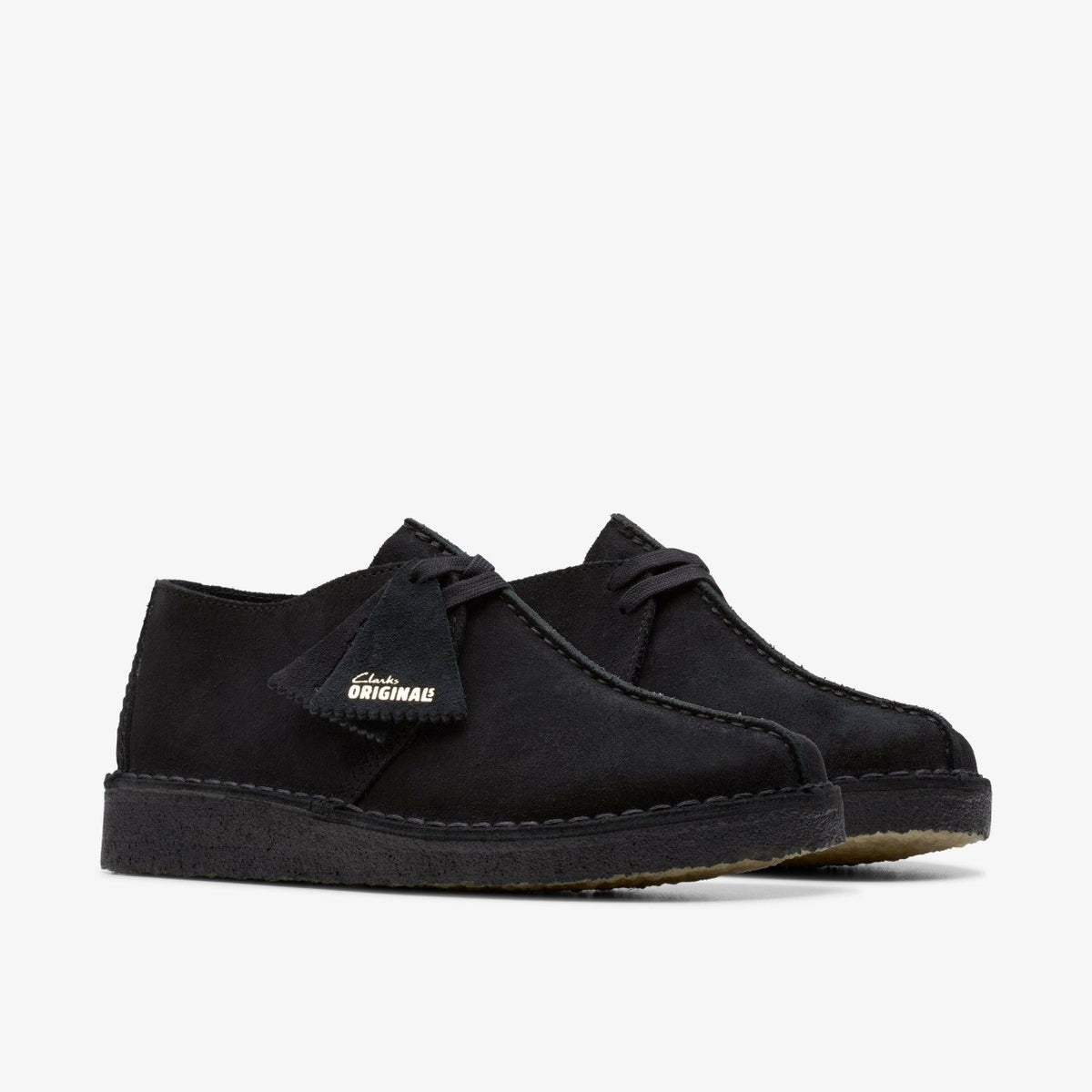 Clarks Latest / Desert Trek Black Suede