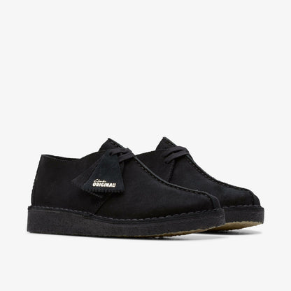 Clarks Latest / Desert Trek Black Suede