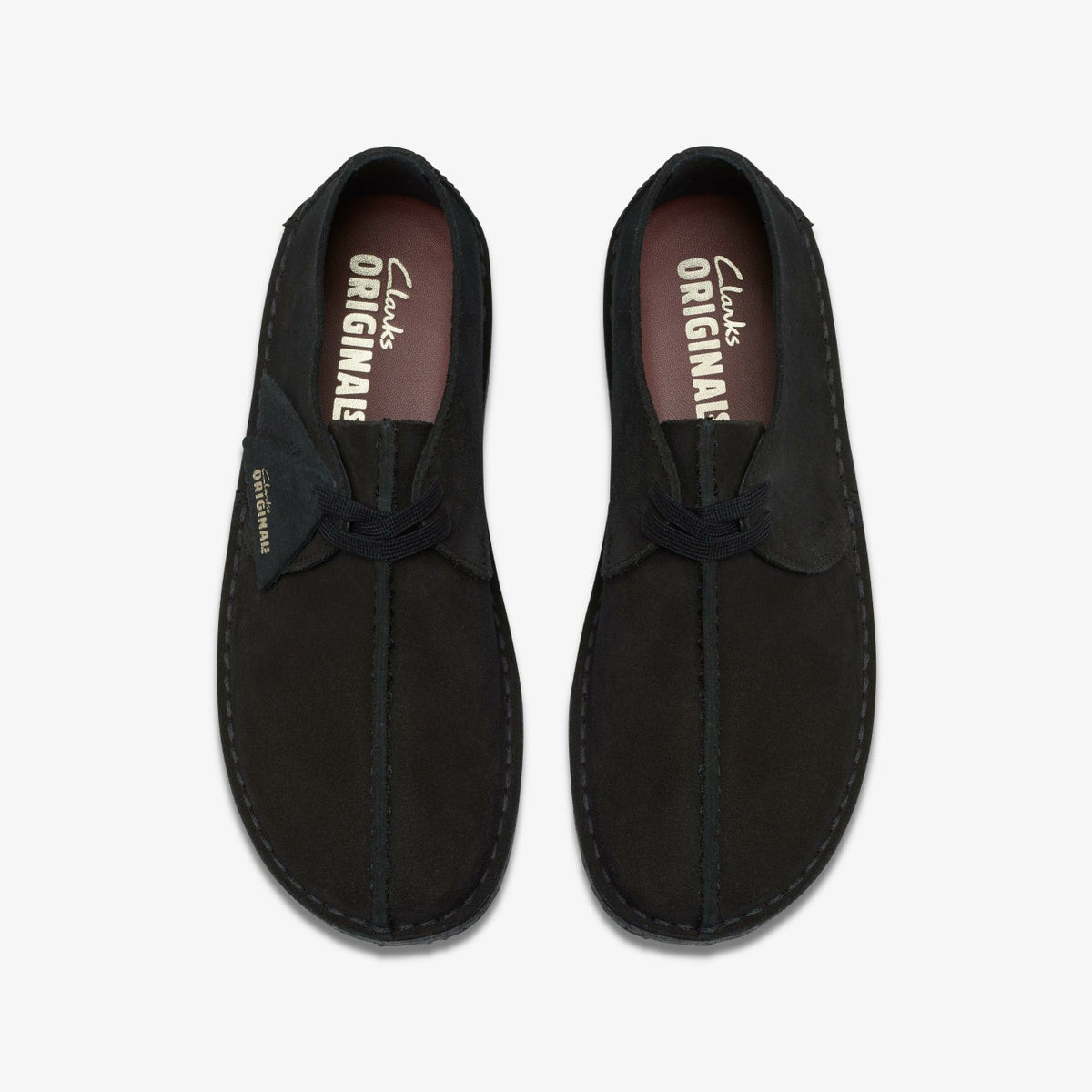 Clarks Latest / Desert Trek Black Suede