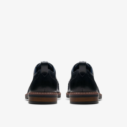 Clarks Smart Buy / Aldwin Limit Brogue Navy Leather