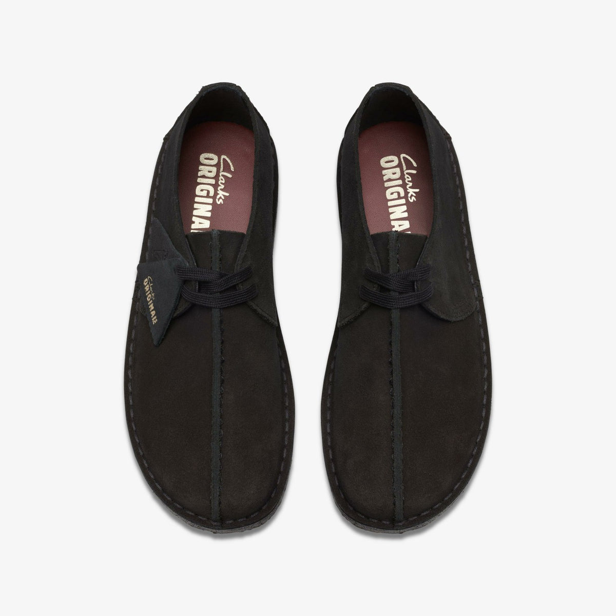 Clarks Essential / Desert Trek Black Suede