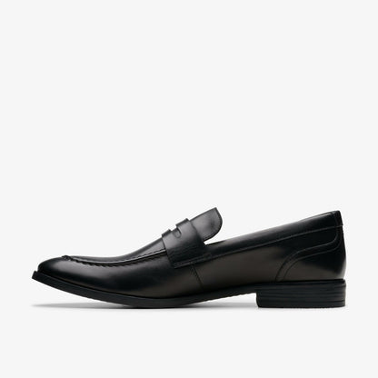 Clarks Special Offer / Brandon Step Loafer Black Leather
