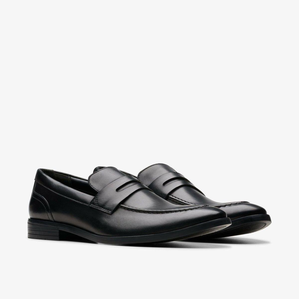 Clarks Special Offer / Brandon Step Loafer Black Leather