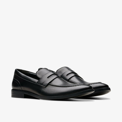 Clarks Special Offer / Brandon Step Loafer Black Leather