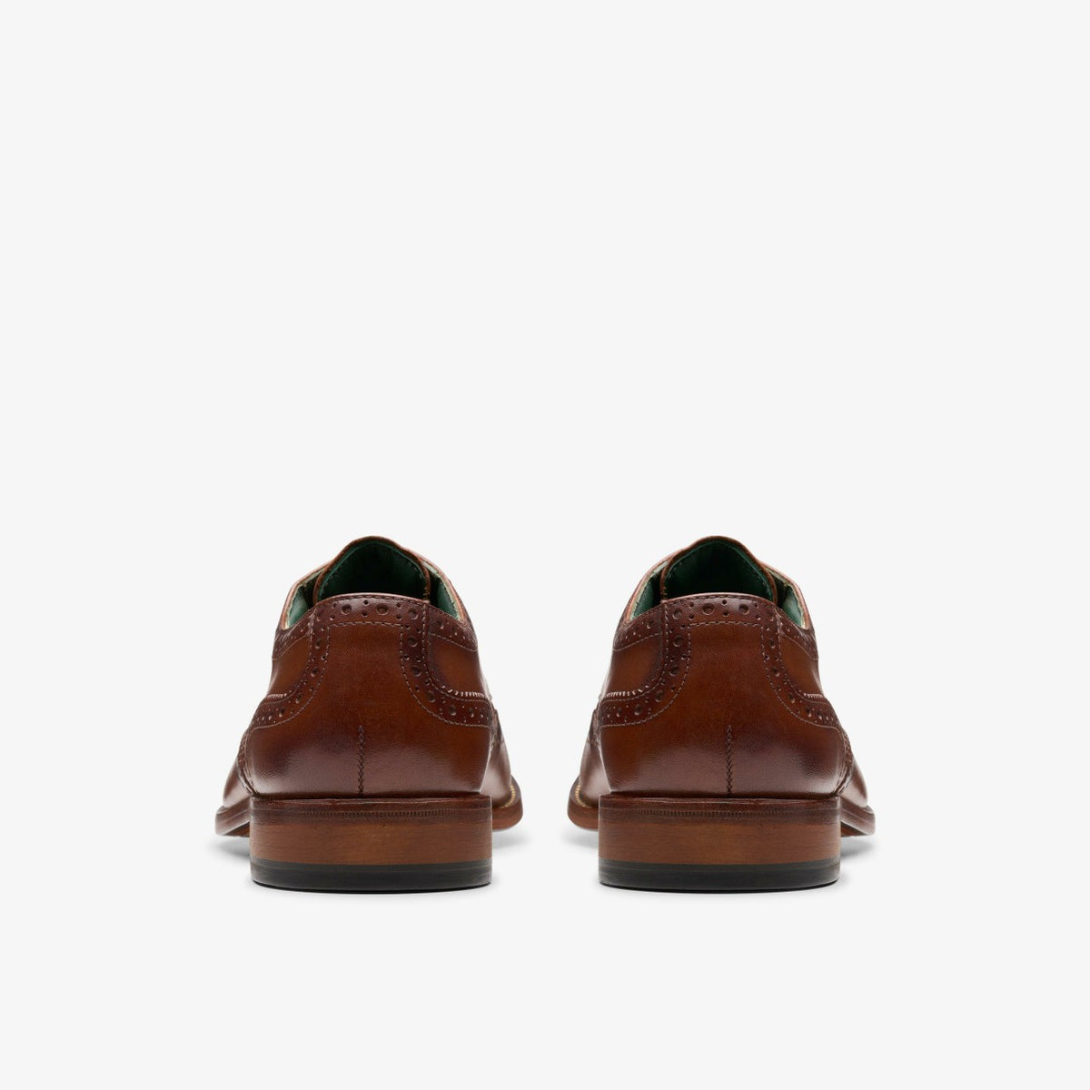 Clarks Special Offer / Craft James Tip Brogue Mid Tan Leather