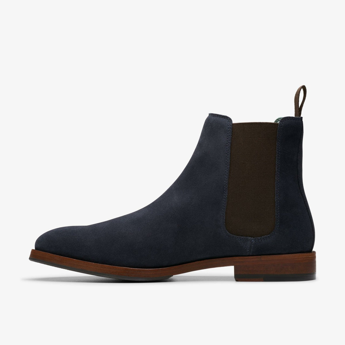 Clarks Featured / Craft James Top Chelsea Boot Navy Suede
