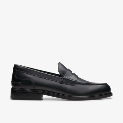 Clarks Deals / Craft James Lo Loafer Black Leather