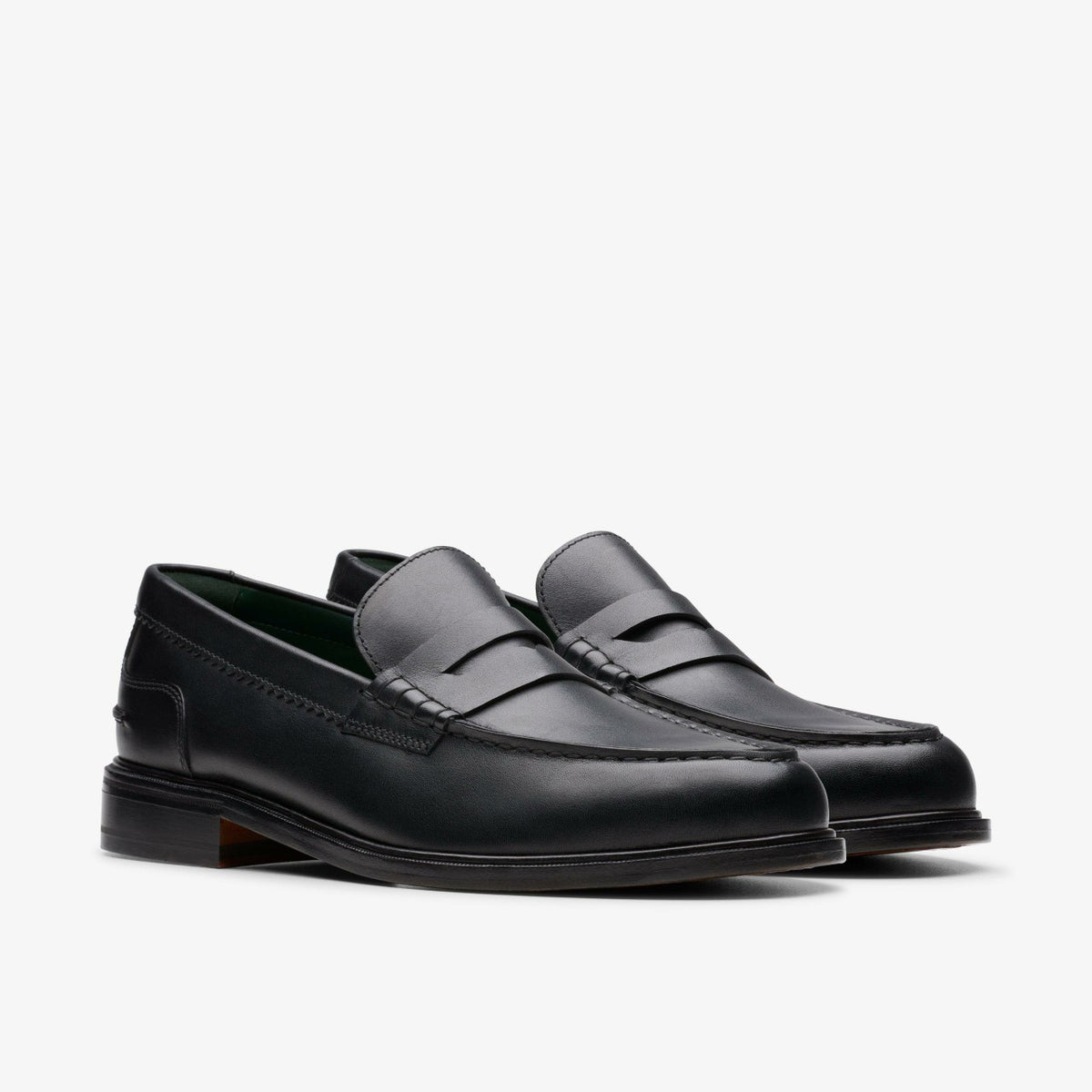 Clarks Deals / Craft James Lo Loafer Black Leather