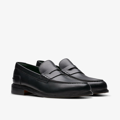 Clarks Deals / Craft James Lo Loafer Black Leather