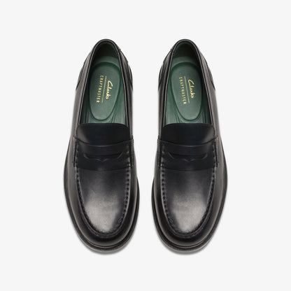 Clarks Deals / Craft James Lo Loafer Black Leather
