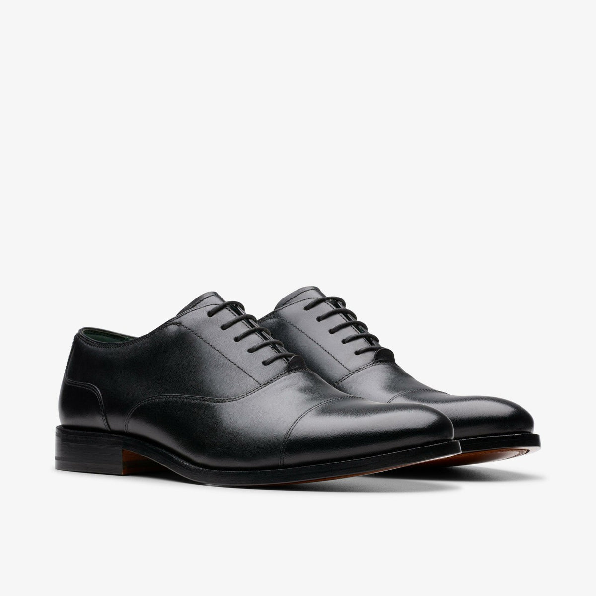 Clarks Smart Buy / Craft James Cap Black Leather