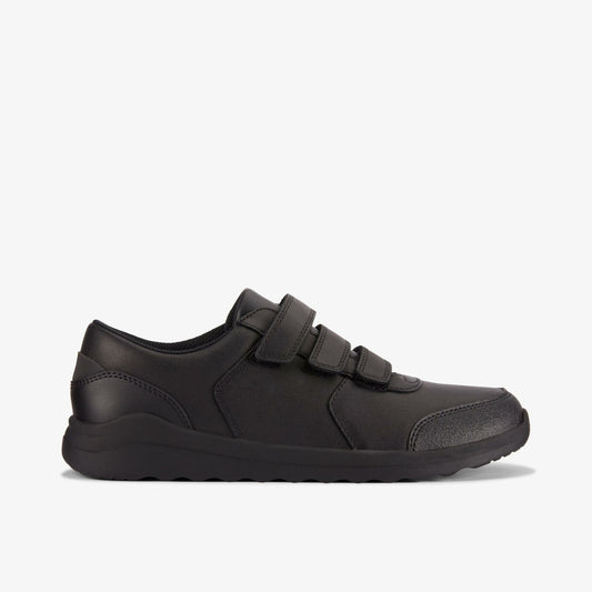 Clarks Recommended / Daze Step 2 Youth Black Leather