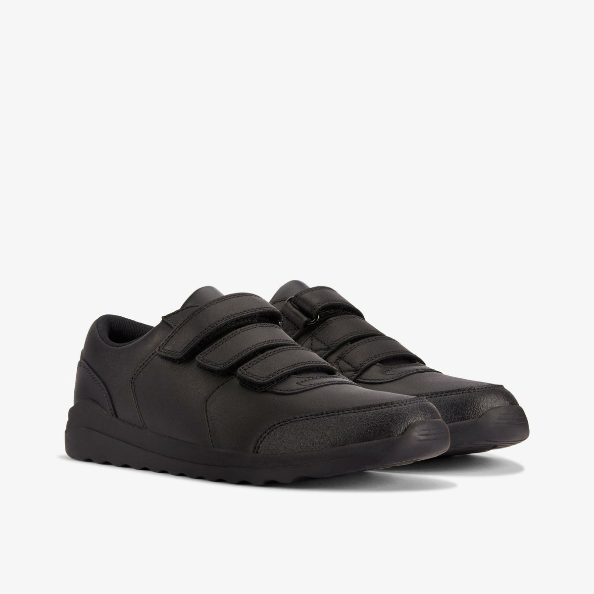Clarks Recommended / Daze Step 2 Youth Black Leather