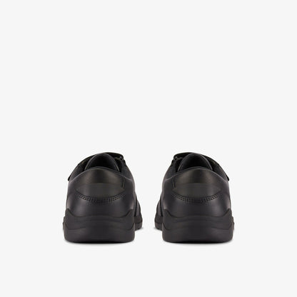 Clarks Recommended / Daze Step 2 Youth Black Leather