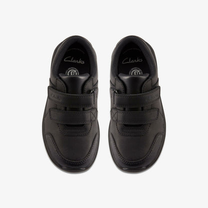 Clarks Signature / Daze Step 2 Kid Black Leather