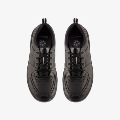 Clarks Customer Favorite / Daze Loop 2 Youth Black Leather