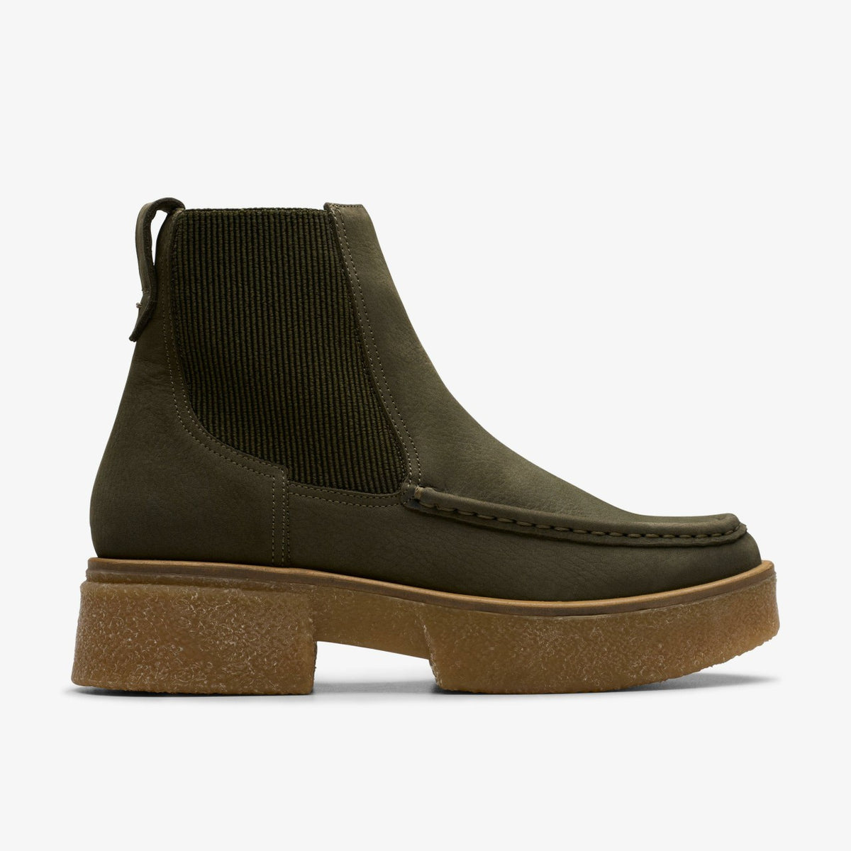 Clarks Popular / Linoso Top Ankle Boot Dark Green Nubuck
