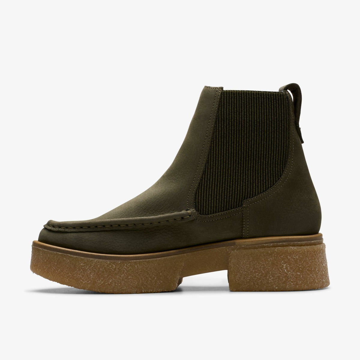 Clarks Popular / Linoso Top Ankle Boot Dark Green Nubuck
