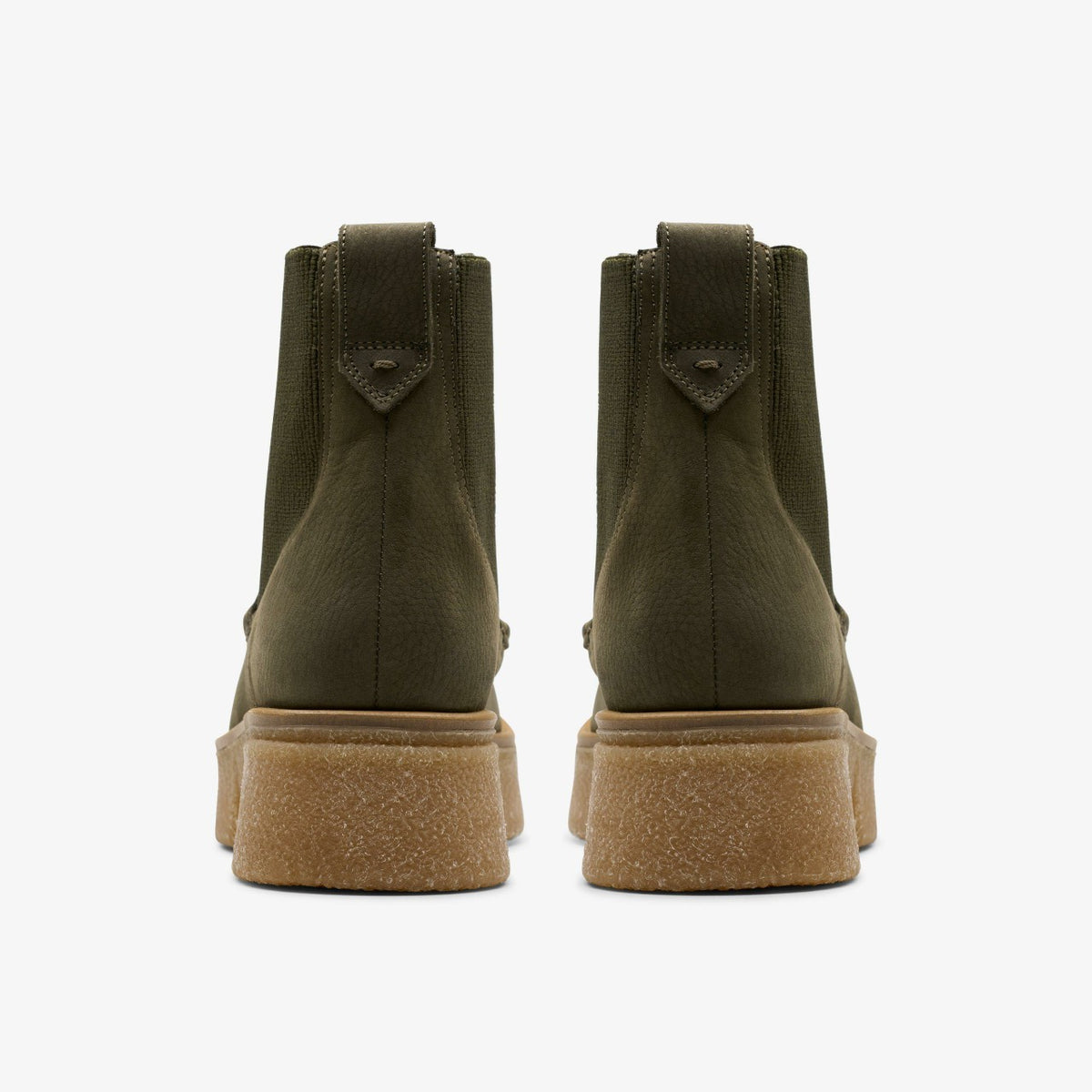 Clarks Popular / Linoso Top Ankle Boot Dark Green Nubuck