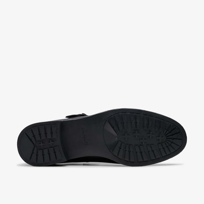 Clarks Best Price / Havisham Bar Black Leather