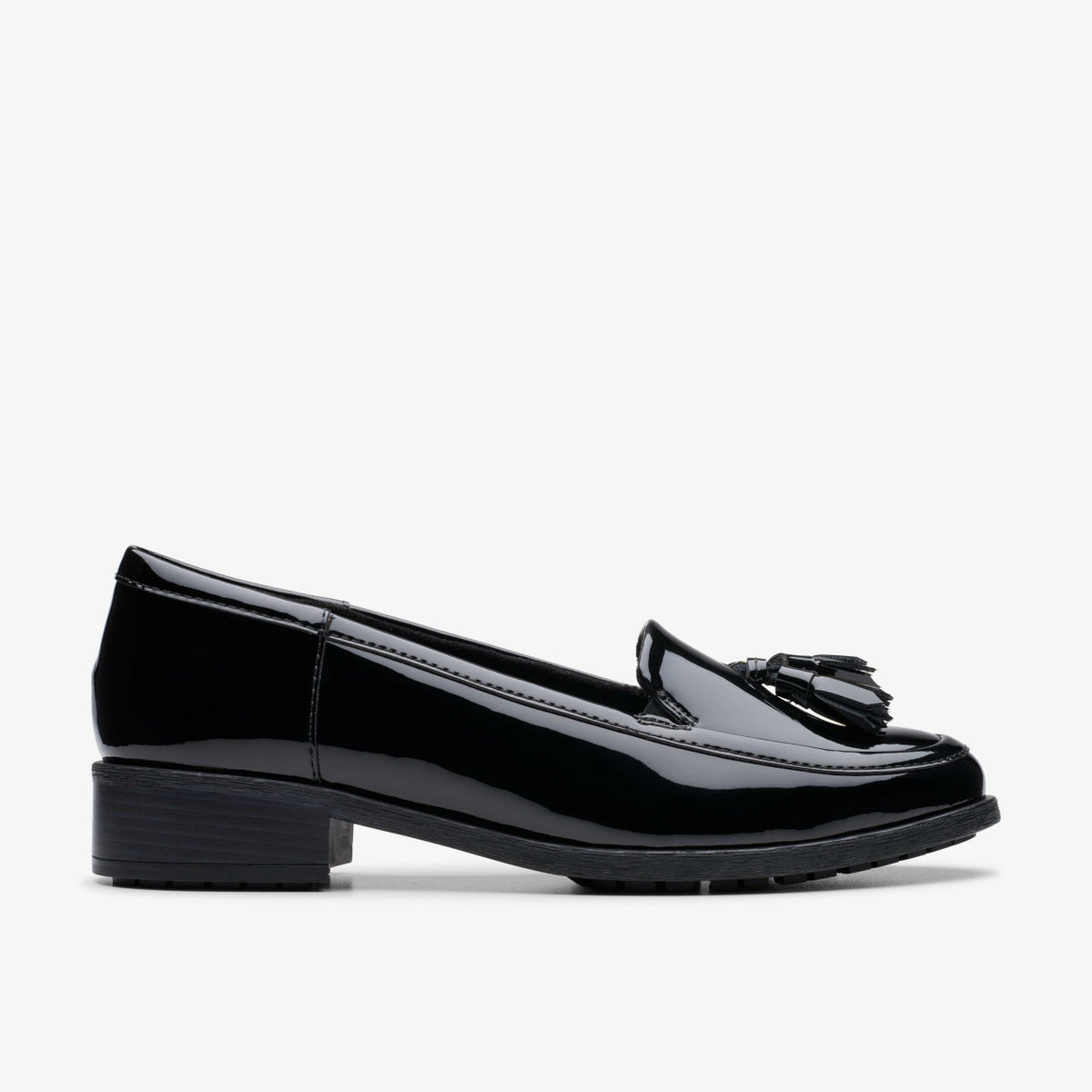 Clarks Recommended / Havisham Edge Loafer Black Patent