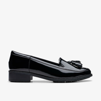 Clarks Recommended / Havisham Edge Loafer Black Patent