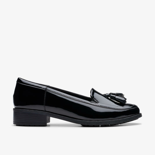 Clarks Recommended / Havisham Edge Loafer Black Patent