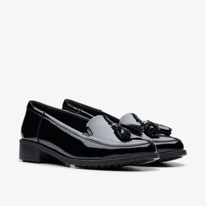 Clarks Recommended / Havisham Edge Loafer Black Patent
