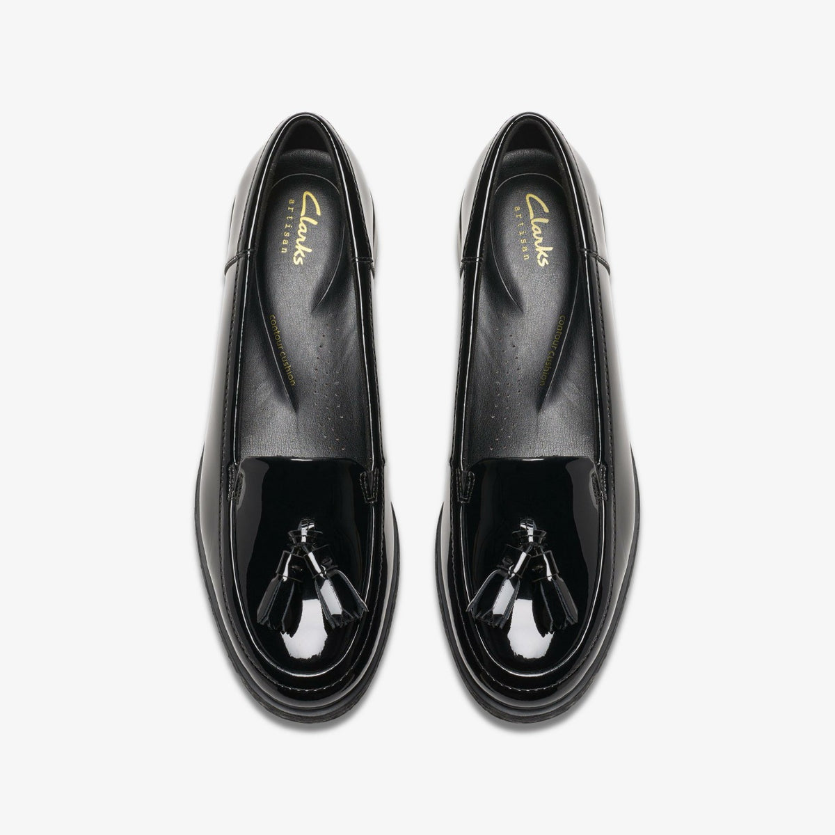 Clarks Recommended / Havisham Edge Loafer Black Patent