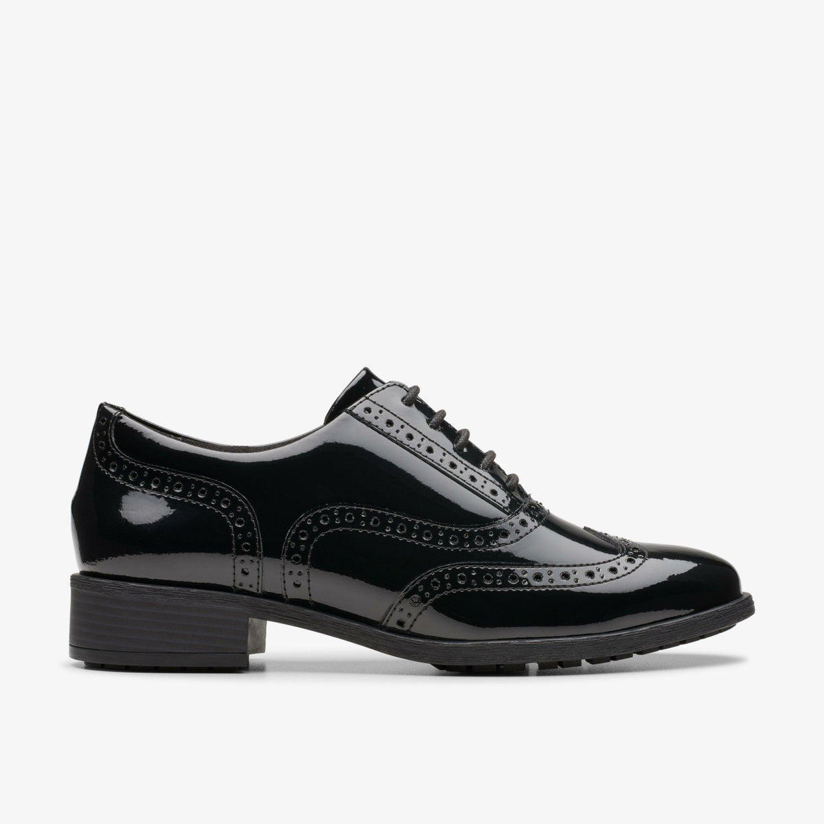 Clarks Value / Havisham Oak Black Patent