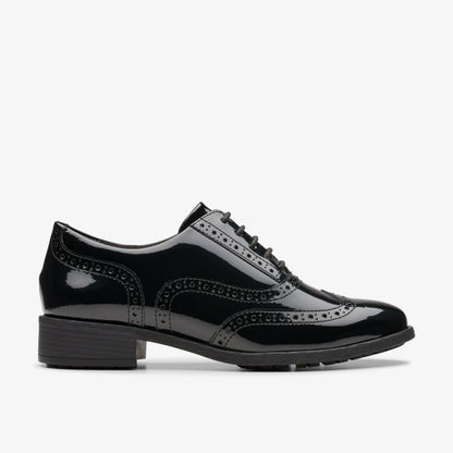 Clarks Value / Havisham Oak Black Patent