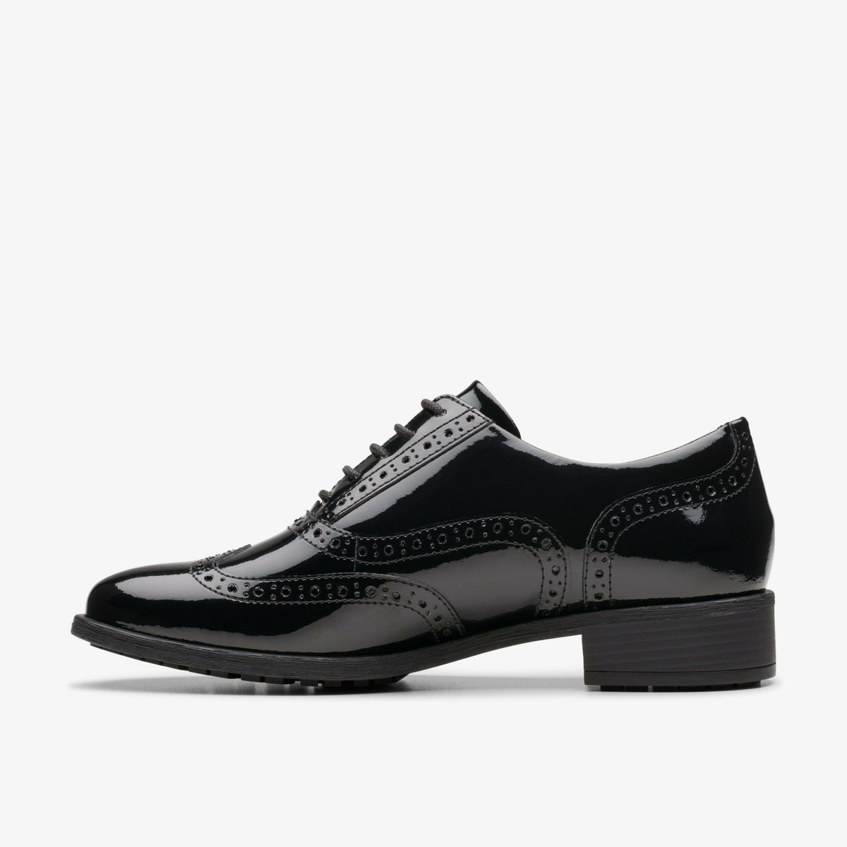 Clarks Value / Havisham Oak Black Patent