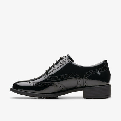 Clarks Value / Havisham Oak Black Patent