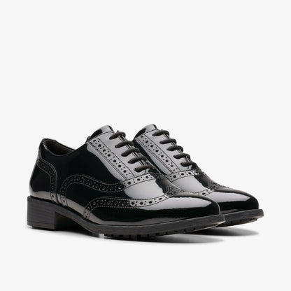 Clarks Value / Havisham Oak Black Patent