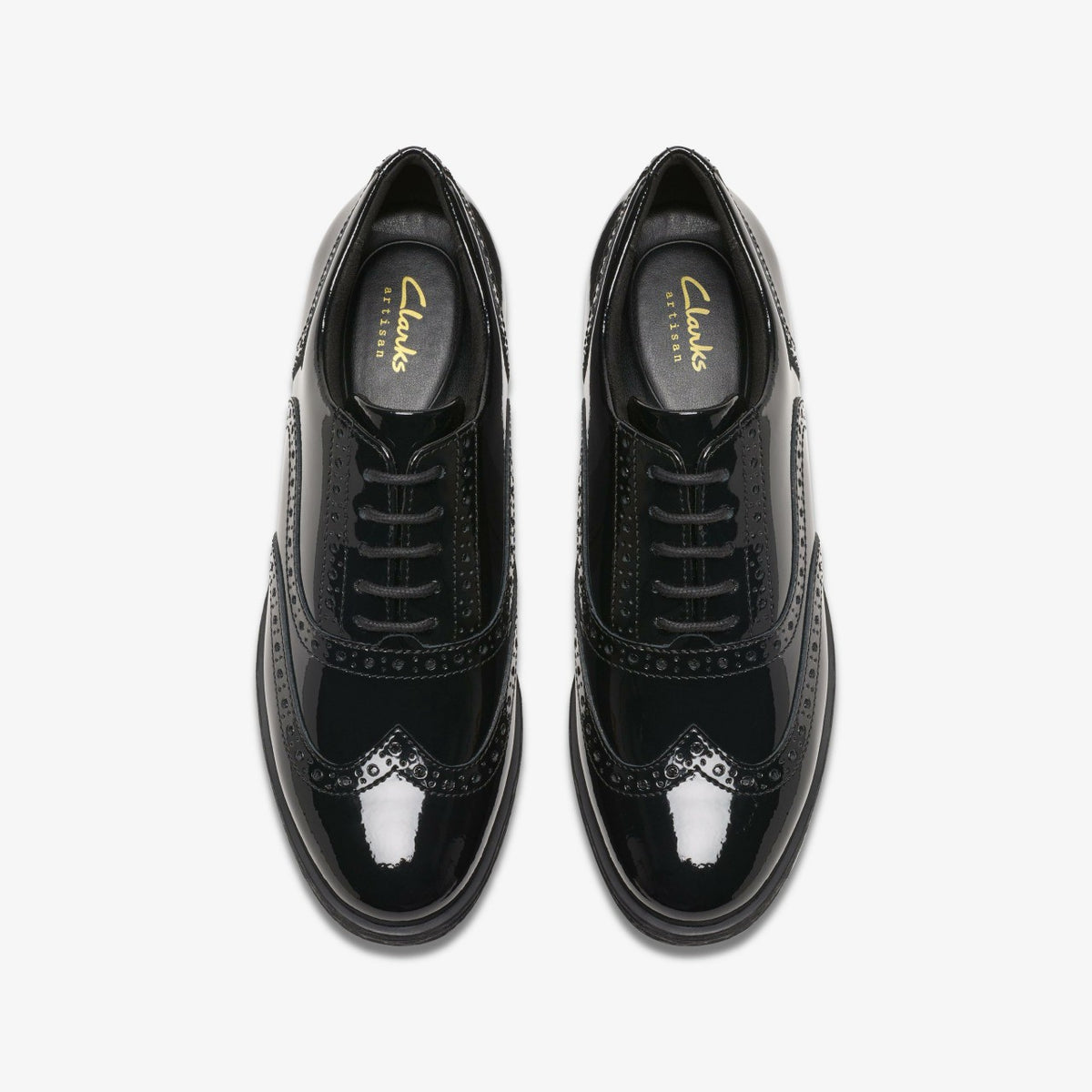Clarks Value / Havisham Oak Black Patent