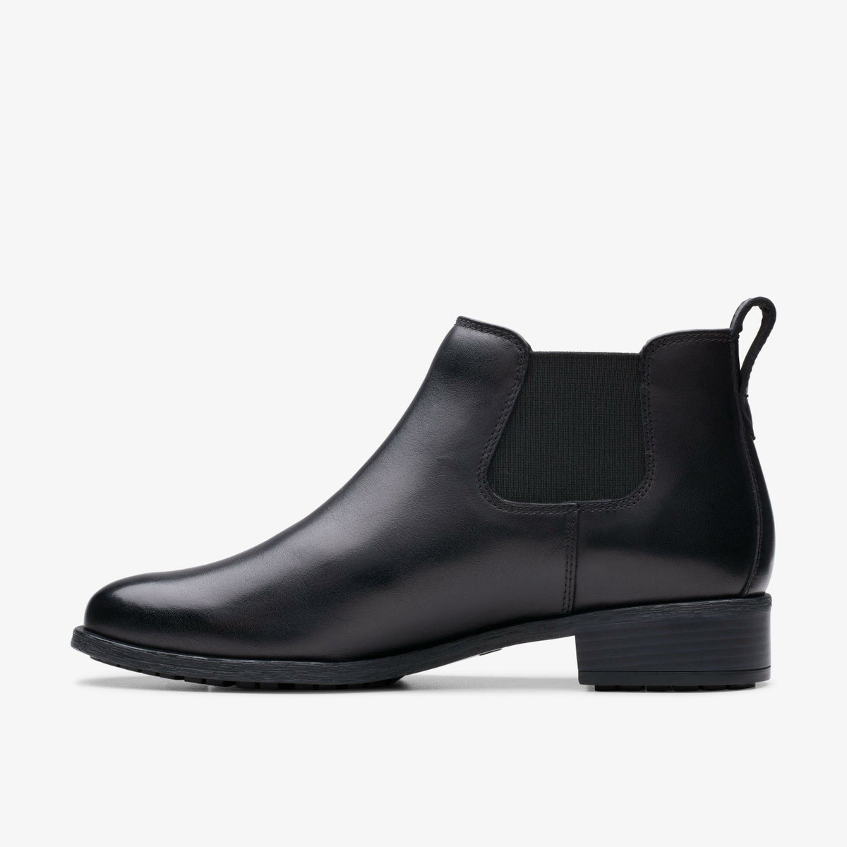 Clarks Value / Havisham Top Ankle Boot Black Leather