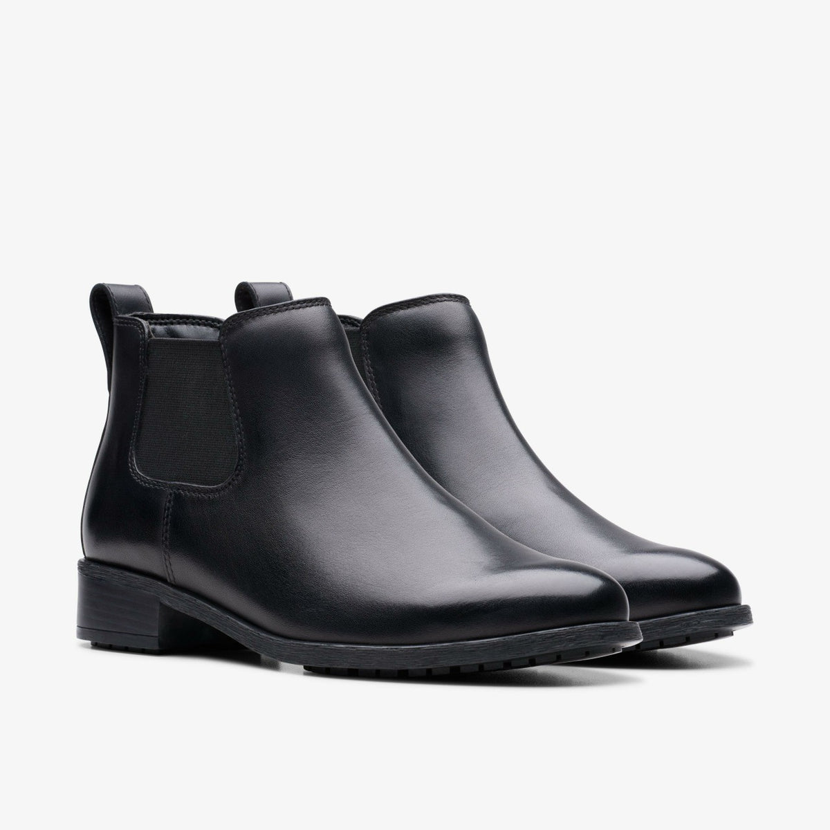 Clarks Value / Havisham Top Ankle Boot Black Leather