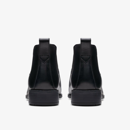 Clarks Value / Havisham Top Ankle Boot Black Leather