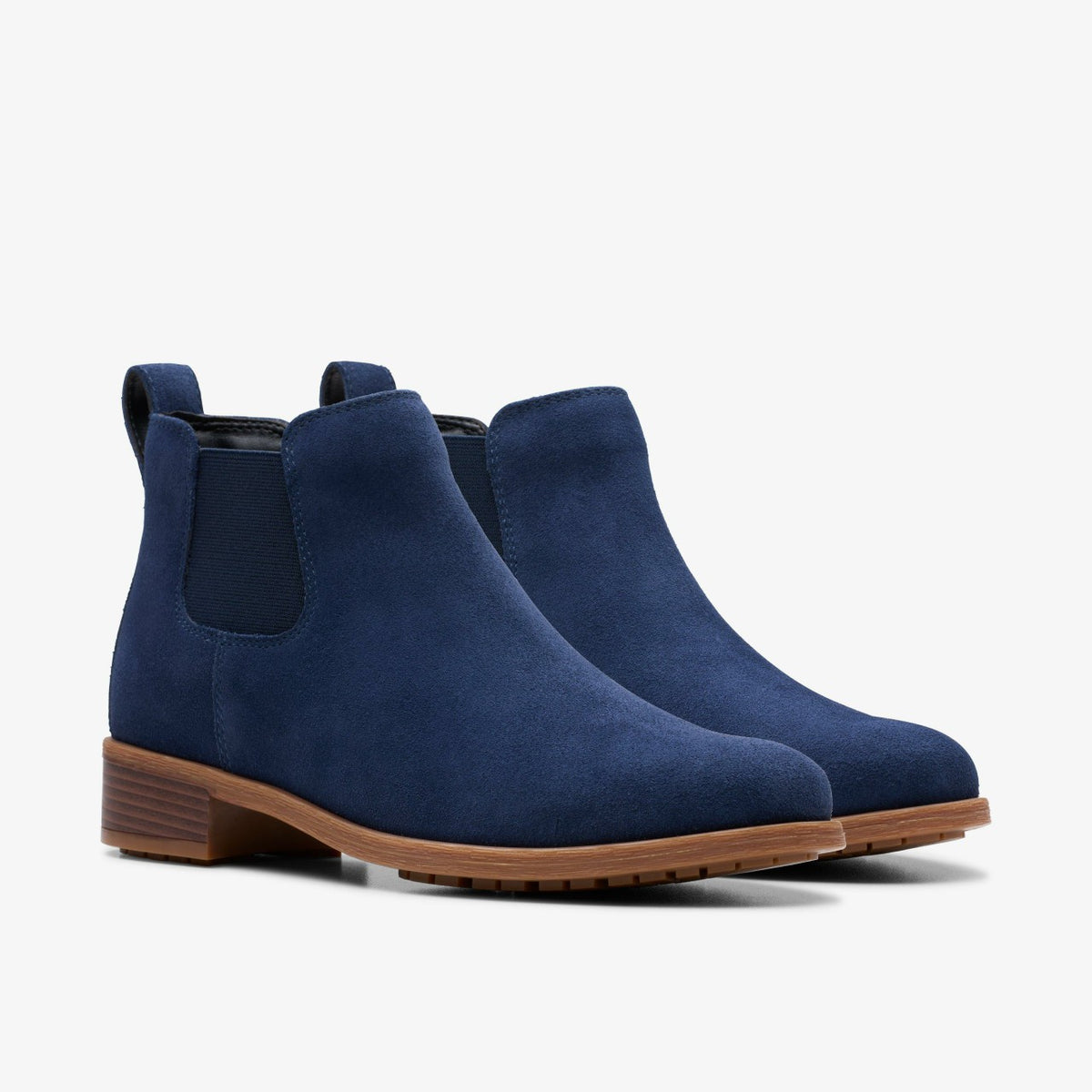Clarks Value / Havisham Top Ankle Boot Navy Suede