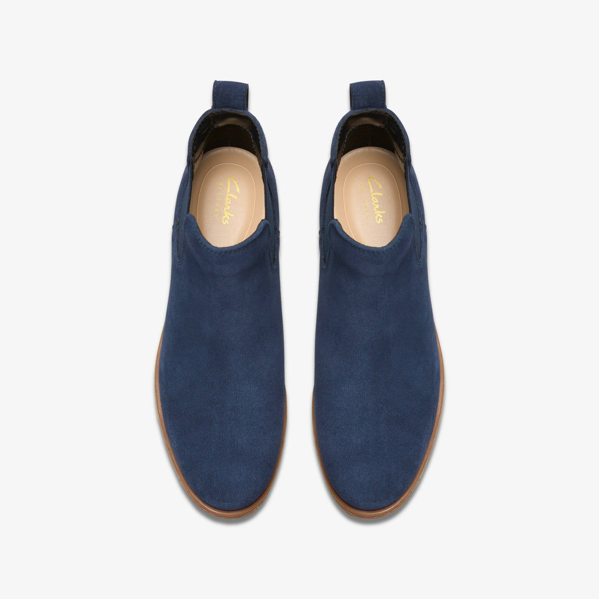 Clarks Value / Havisham Top Ankle Boot Navy Suede