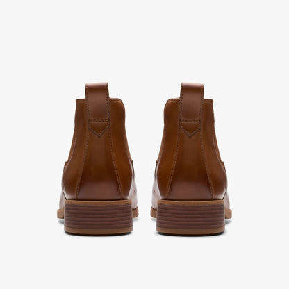 Clarks Sale / Havisham Top Ankle Boot Tan Leather