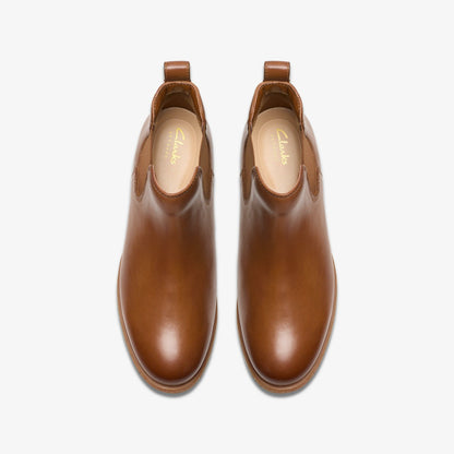 Clarks Sale / Havisham Top Ankle Boot Tan Leather