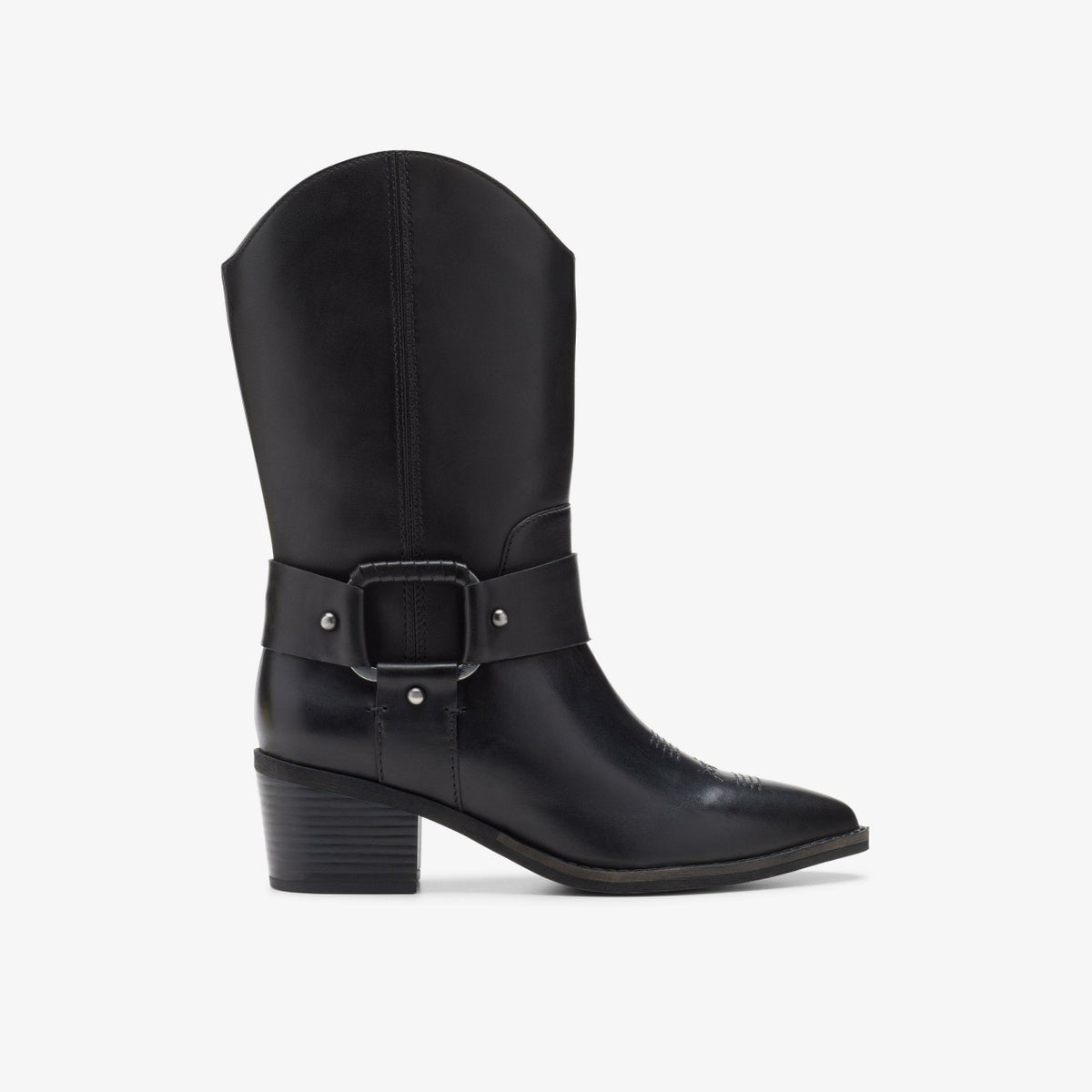 Clarks Recommended / Morzine Rise Black Leather