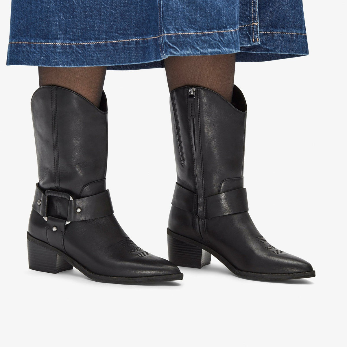 Clarks Recommended / Morzine Rise Black Leather