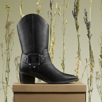 Clarks Recommended / Morzine Rise Black Leather