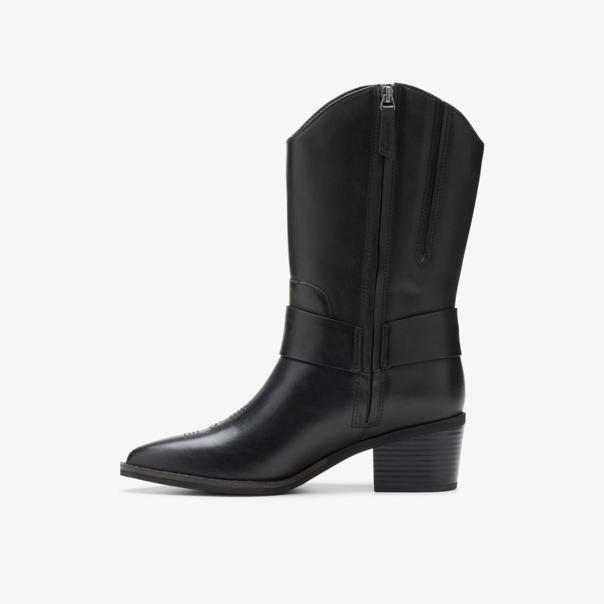 Clarks Recommended / Morzine Rise Black Leather