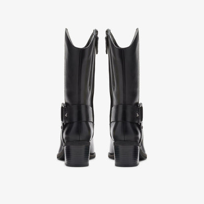 Clarks Recommended / Morzine Rise Black Leather
